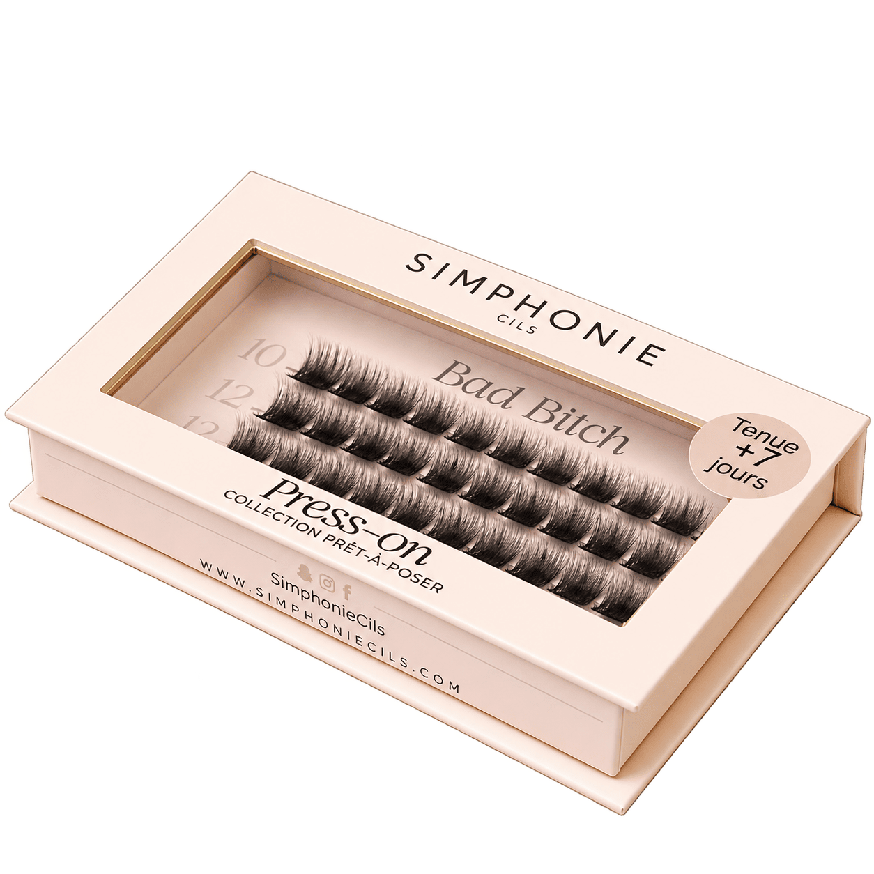 Faux cils PressOn Bad Bitch Simphonie Cils